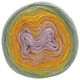 Lana Grossa SHADES OF MERINO COTTON | 615-groengrijs/geel/oranje/sering roze