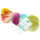Lana Grossa SILKHAIR Hand-dyed | 609-ecru/licht grijs/licht blauw/geel/terracotta /rood violet/donker grijs