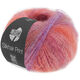 Lana Grossa SILKHAIR PRINT | 409-paars/rood violet/zalm/rose/foksia