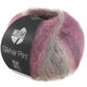 Lana Grossa SILKHAIR PRINT | 436-taupe/mintgroen/licht beige/cyclaam/bourgondisch