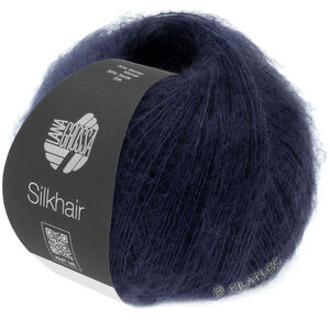 Lana Grossa SILKHAIR | 027-nacht blauw