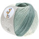 Lana Grossa SOFT COTTON Dégradé | 106-wit/licht grijs/petrol grijs
