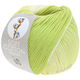 Lana Grossa SOFT COTTON Dégradé | 113-wit/witgroen/zachtgroen/limegroen