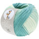 Lana Grossa SOFT COTTON Dégradé | 119-ecru/wit-turkoois/mintgroen