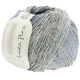 Lana Grossa SOLO LINO Print (Linea Pura) | 154-grijs beige/licht blauw/jeans/donker grijs