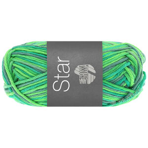 Lana Grossa STAR Print | 324-licht groen/jade/grijs groen