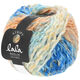 Lana Grossa STRIPY (lala BERLIN) | 04-ruwe witte/perzik/licht blauw/midden blauw/donker blauw/beige