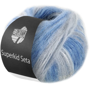 Lana Grossa SUPERKID SETA | 102-licht blauw/jeans/licht grijs