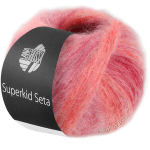 Lana Grossa SUPERKID SETA | 104-wijnrood/framboos/zalm