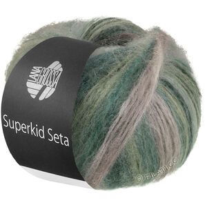 Lana Grossa SUPERKID SETA | 113-licht grijs/grijs groen/limegroen/donker groen/sparren groen