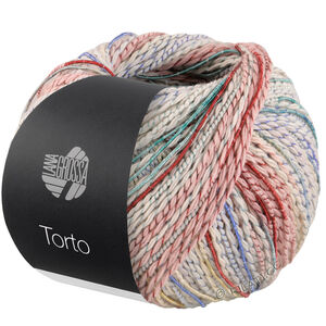 Lana Grossa TORTO | 04-licht grijs/jeans/rose/terracotta /bleekgeel