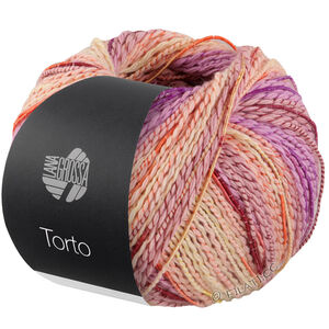 Lana Grossa TORTO | 06-bleekgeel/paars/wijnrood/oranje/rose/geel/zalm