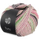 Lana Grossa TORTO | 07-bleekgroen/rosé/rose/groen/donker grijs/antraciet/rood