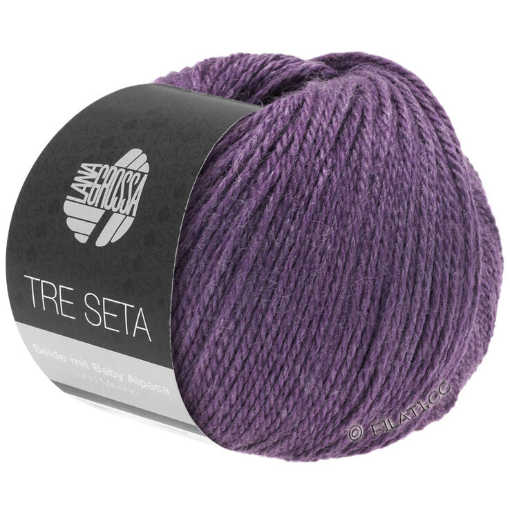 Lana Grossa TRE SETA | 01-donker violet