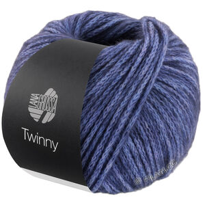 Lana Grossa TWINNY | 07-shiner blauw/inkt blauw