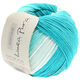 Lana Grossa WAKAME Uni/Print (Linea Pura) | 102-wit/lichtturkoois/turkoois