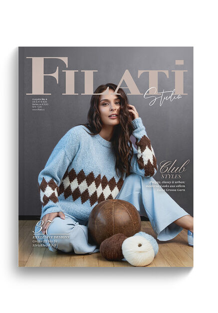 Lana Grossa FILATI STUDIO No. 4 - Tijdschrift (DE)  + Beschrijvingen (NL)