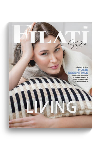Lana Grossa LIVING No. 1 - Tijdschrift (DE)  + Beschrijvingen (NL)