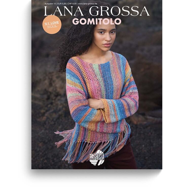 GOMITOLO No. 15 - Tijdschrift (DE) + Breibeschrijvingen (NL) van Lana Grossa