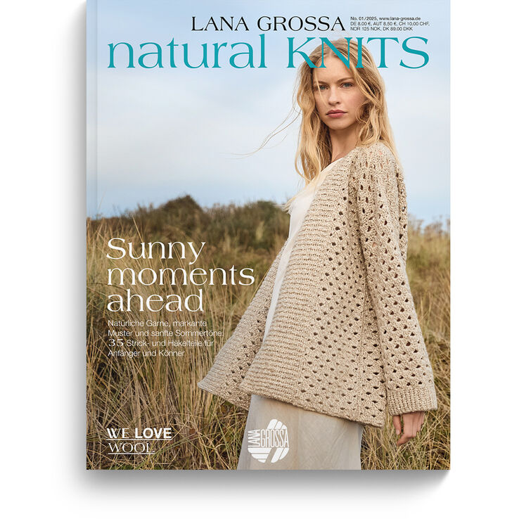 Natural Knits No. 1 - Tijdschrift (DE) + Breibeschrijvingen (NL) van Lana Grossa
