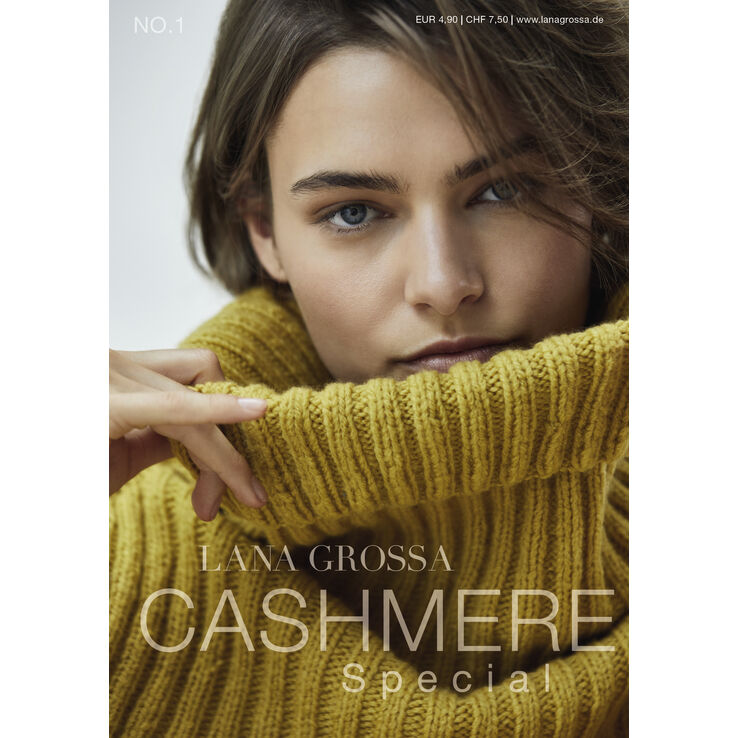 CASHMERE SPECIAL No. 1 - Tijdschrift (Duits) + Breibeschrijvingen (Nederlands) van Lana Grossa