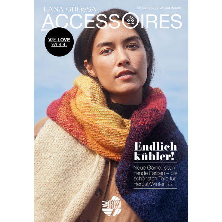 ACCESSOIRES No. 22 - Tijdschrift (DE) + Breibeschrijvingen (NL) van Lana Grossa