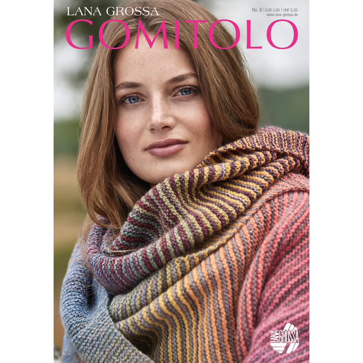 GOMITOLO No. 8 - Tijdschrift (DE) + Breibeschrijvingen (NL) van Lana Grossa