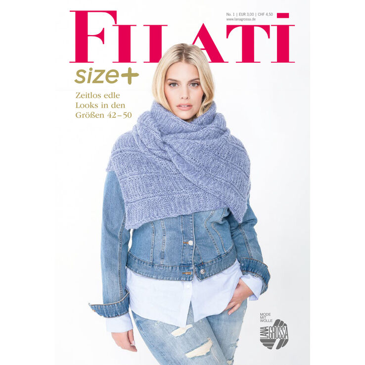 FILATI Size Plus - Tijdschrift (DE) + Breibeschrijvingen (NL) van Lana Grossa