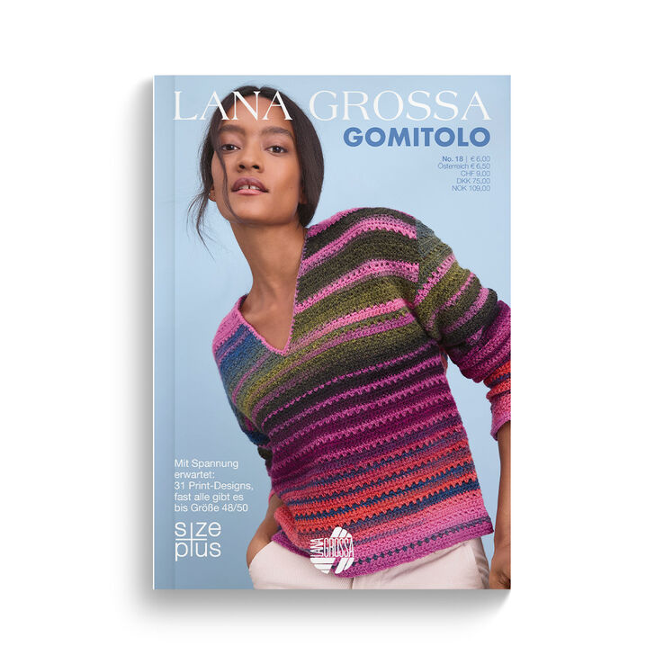 Gomitolo No. 18 - Tijdschrift (DE) + Breibeschrijvingen (NL) van Lana Grossa