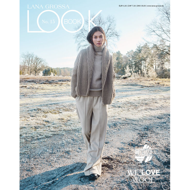 LOOKBOOK No. 15 - Tijdschrift (DE) + Breibeschrijvingen (NL) van Lana Grossa