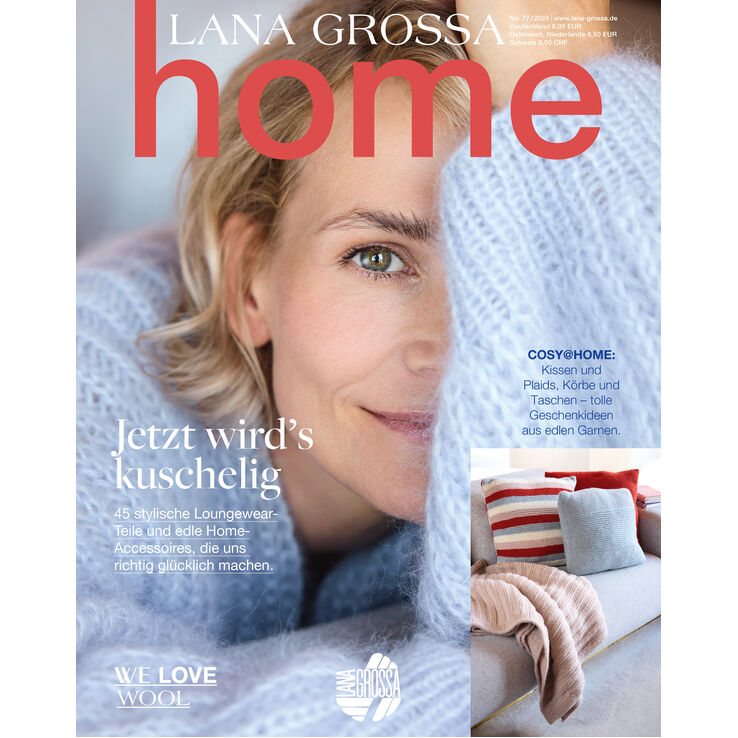 FILATI Handstrick No. 77 (Home) - Tijdschrift (DE) + Breibeschrijvingen (NL) van Lana Grossa