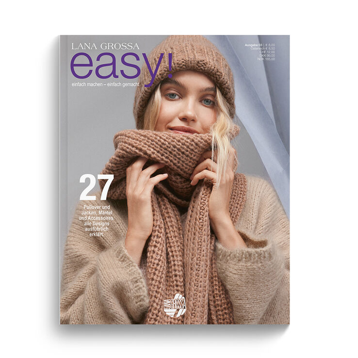 EASY No. 3 - Tijdschrift (DE) + Breibeschrijvingen (NL) van Lana Grossa