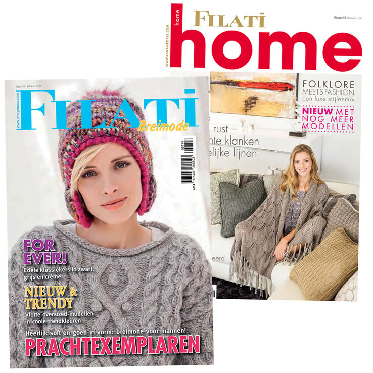 FILATI Breimode Uitgave 55 (Home) + 57 van Lana Grossa