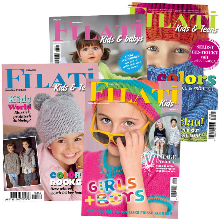FILATI Kids, Teens & Babys Uitgave 1+3+4+5 van Lana Grossa