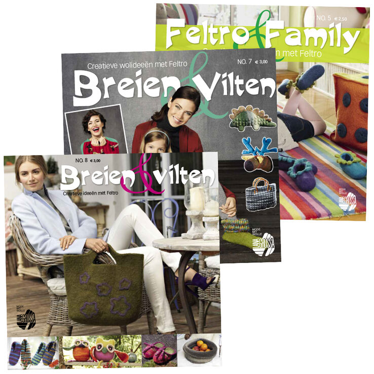 BREIEN & VILTEN Uitgave 5+7+8 van Lana Grossa