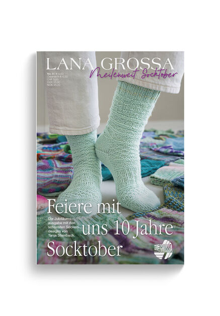 Lana Grossa MEILENWEIT Socktober No. 9 - Duitse uitgave met QR 