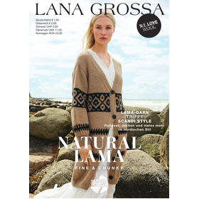 Natural Lama Booklet - Tijdschrift (DE) + Breibeschrijvingen (NL) van Lana Grossa
