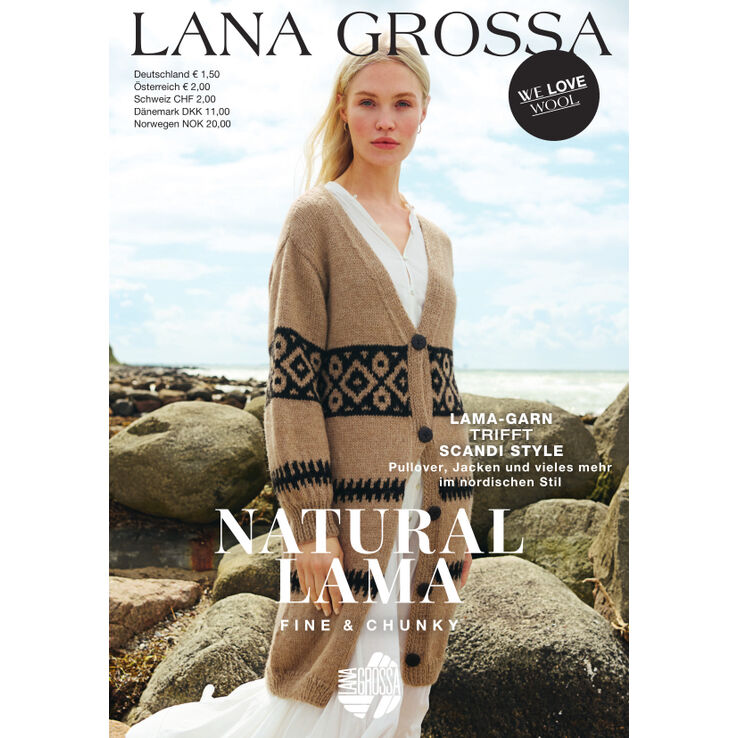 Natural Lama Booklet - Tijdschrift (DE) + Breibeschrijvingen (NL) van Lana Grossa