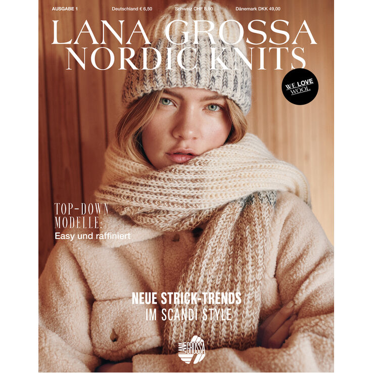 Nordic Knits No. 1 - Tijdschrift (DE) + Breibeschrijvingen (NL) van Lana Grossa