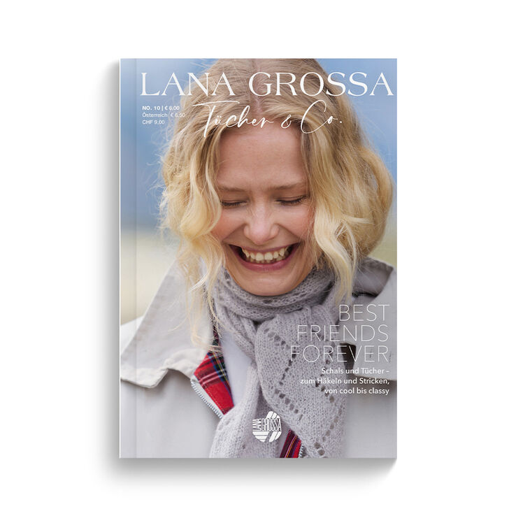 Tücher & Co. No. 10 - Tijdschrift (DE) + Breibeschrijvingen (NL) van Lana Grossa