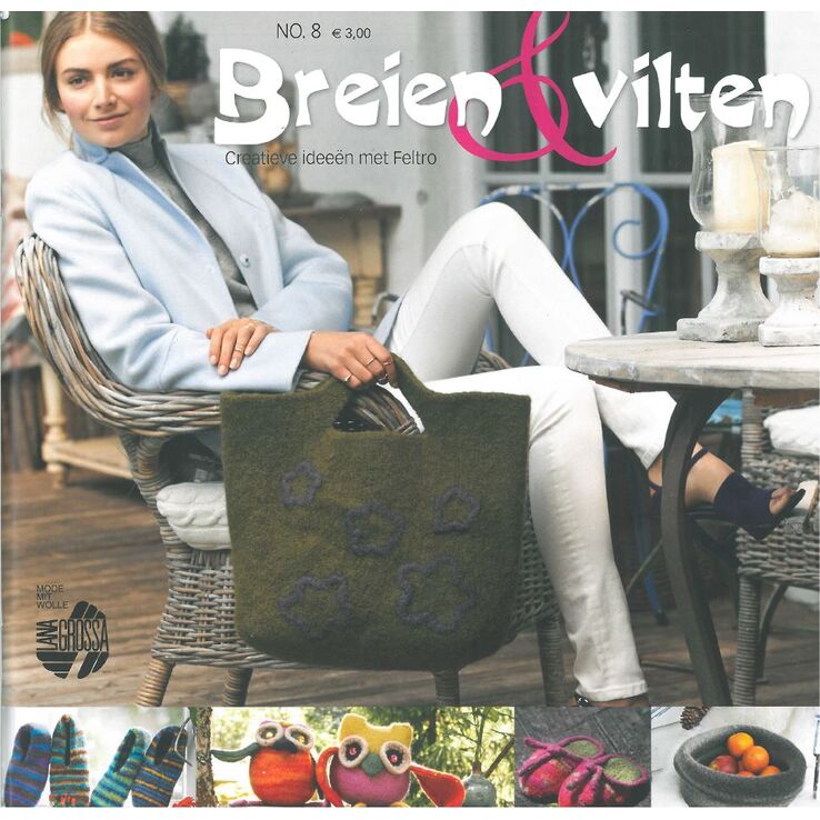 BREIEN & VILTEN Uitgave 8 (NL) van Lana Grossa