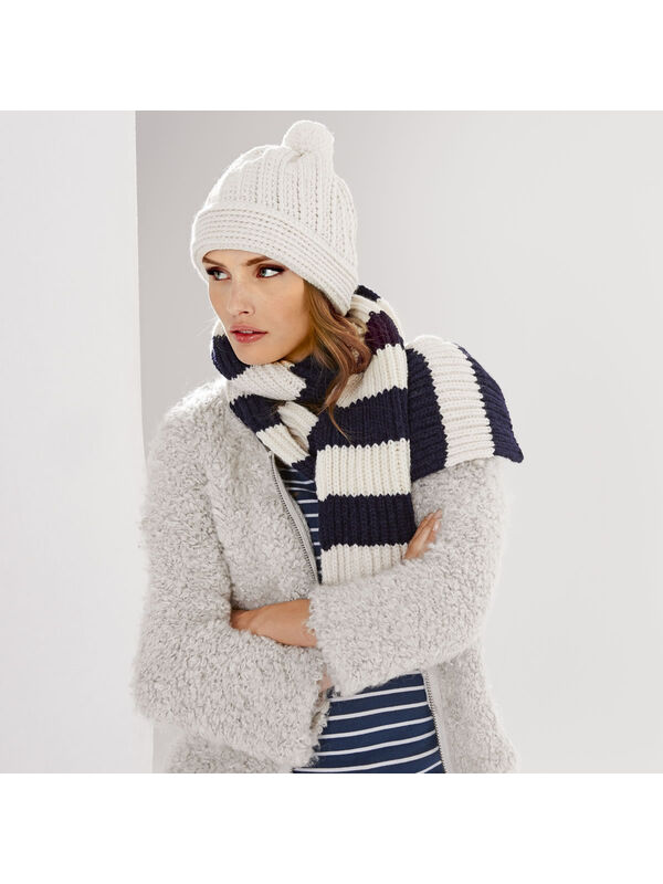 Lana Grossa SJAAL IN PATENTPATROON Alta Moda Alpaca