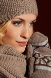 Lana Grossa WANTEN IN JACQUARDPARTROON Cool Wool Big uni/melange