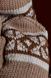 Lana Grossa WANTEN IN JACQUARDPARTROON Cool Wool Big uni/melange