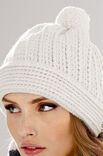 Lana Grossa MUTS MET OMSLAG IN RELIEFPATROON Alta Moda Alpaca