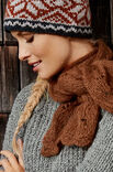 Lana Grossa MUTS MET JACQUARDPATROON EN STREPEN AM Alpaca