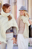 Lana Grossa KANTEN SJAAL Alta Moda Alpaca