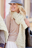 Lana Grossa KANTEN SJAAL Alta Moda Alpaca