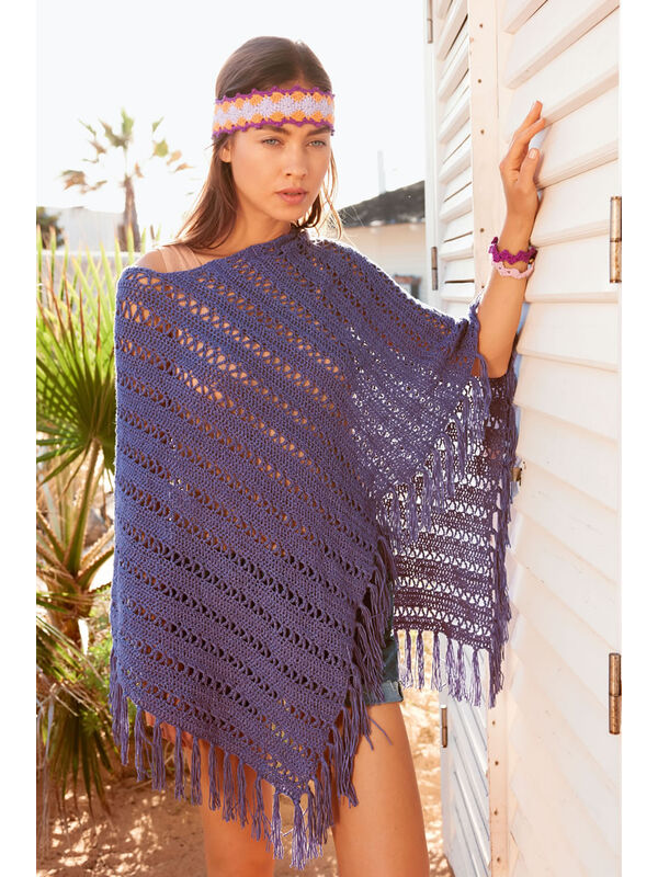 Lana Grossa GEHAAKTE PONCHO Linarte
