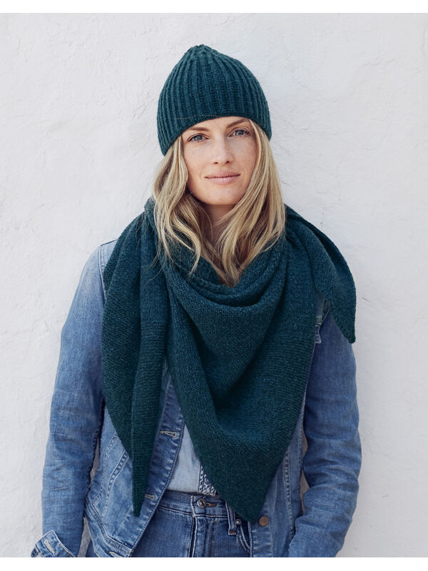 Lana Grossa OMSLAGDOEK IN EEN PATROONMIX UNI Cashmere 16 Fine